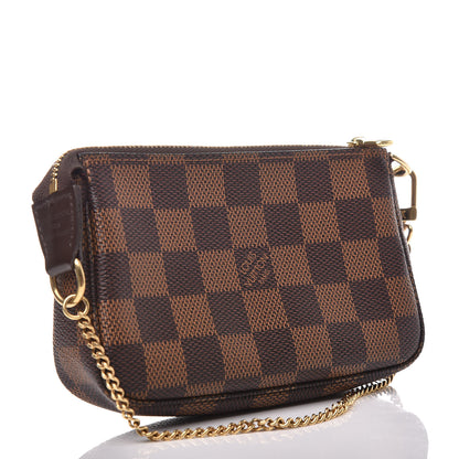 Louis Vuitton Damier Ebene Mini Pochette Accessories 3 of 9