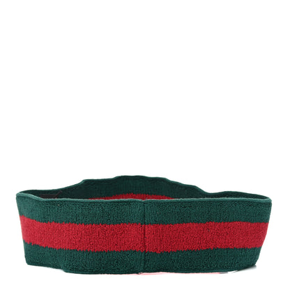 Gucci Vinyl Web Visor M Green Red 4 of 8