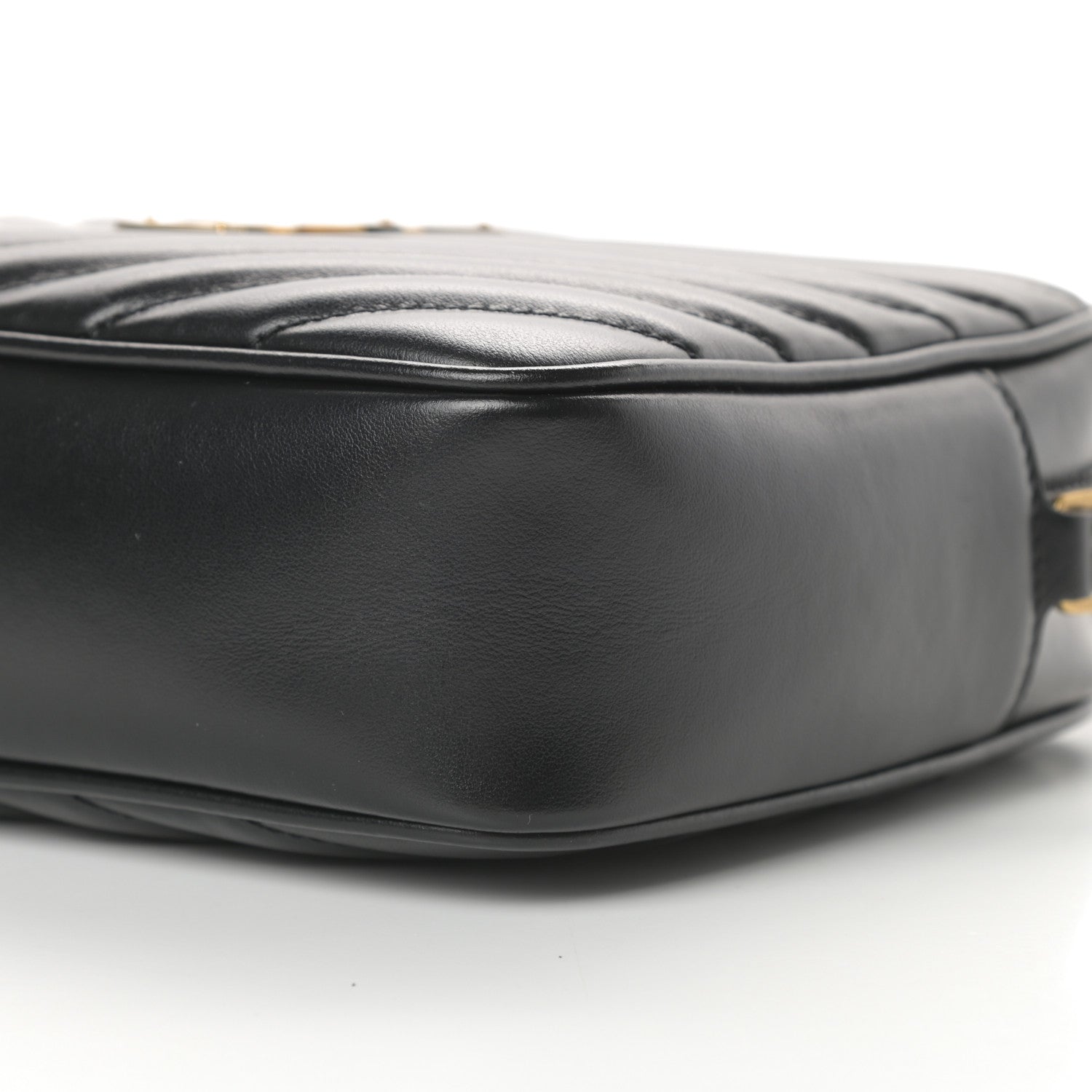 Saint Laurent Calfskin Matelasse Monogram Lou Camera Bag Black 10 of 11