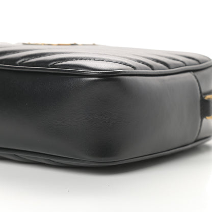 Saint Laurent Calfskin Matelasse Monogram Lou Camera Bag Black 10 of 11