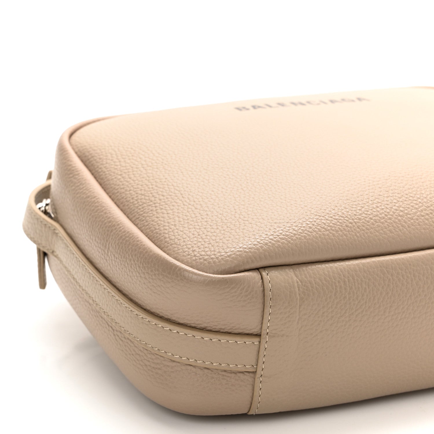 Balenciaga Calfskin Logo M Everyday Camera Bag Beige 8 of 9
