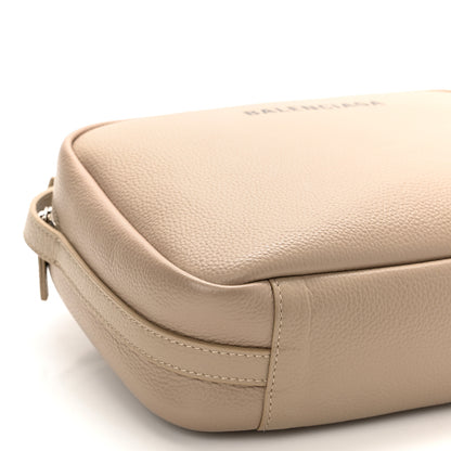 Balenciaga Calfskin Logo M Everyday Camera Bag Beige 8 of 9