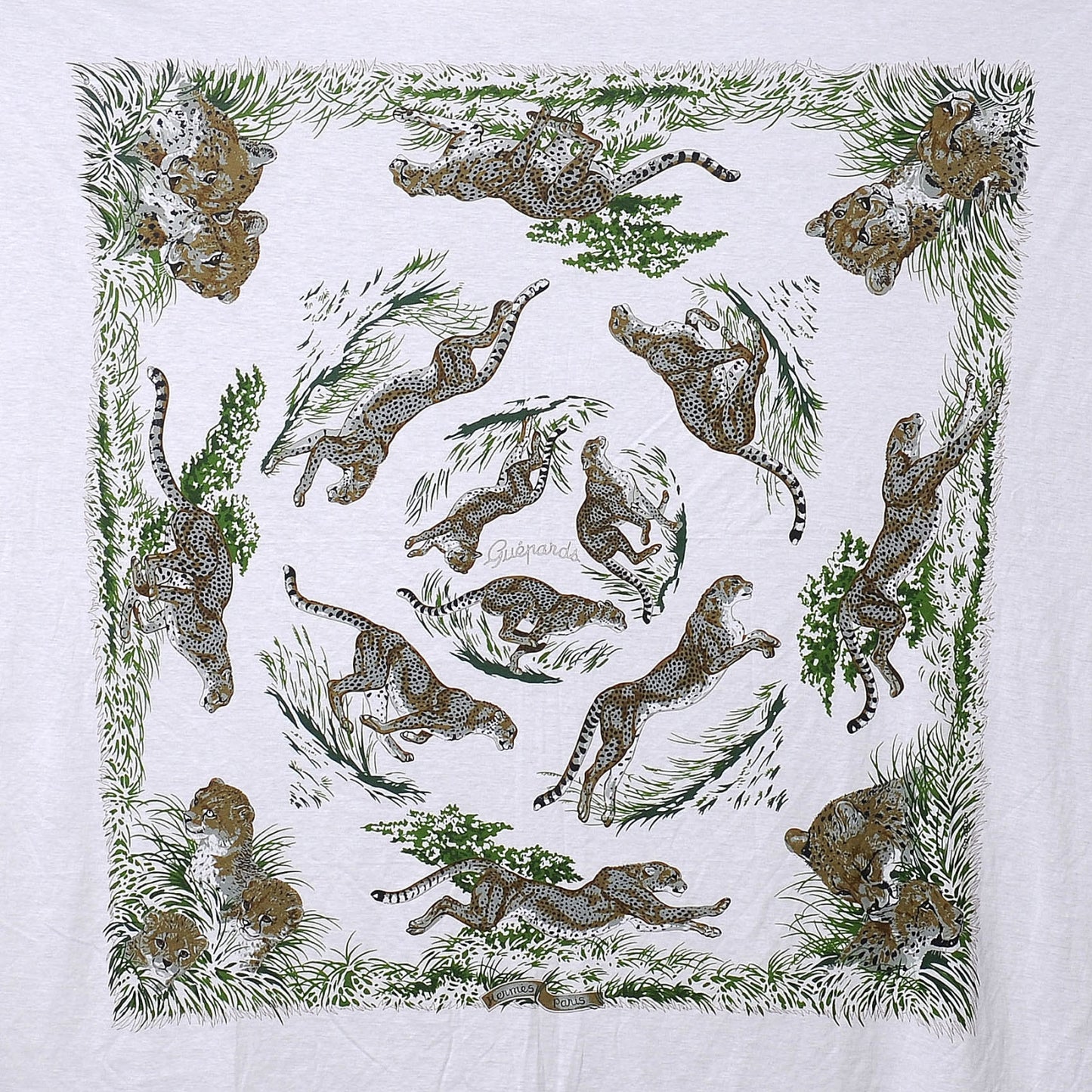 Cotton Guepards T-Shirt Scarf Blanc
