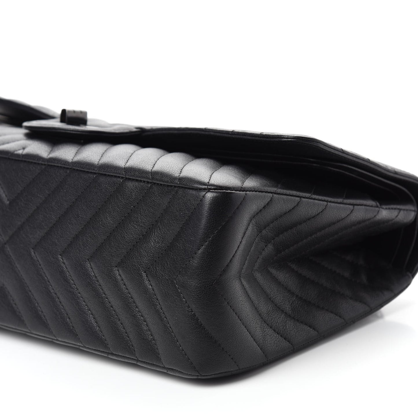 Sheepskin Chevron Quilted 2.55 Reissue 227 Flap So Black
