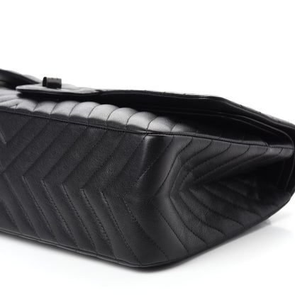 Chanel Sheepskin Chevron Quilted 2.55 Reissue 227 Flap So Black 7 of 20
