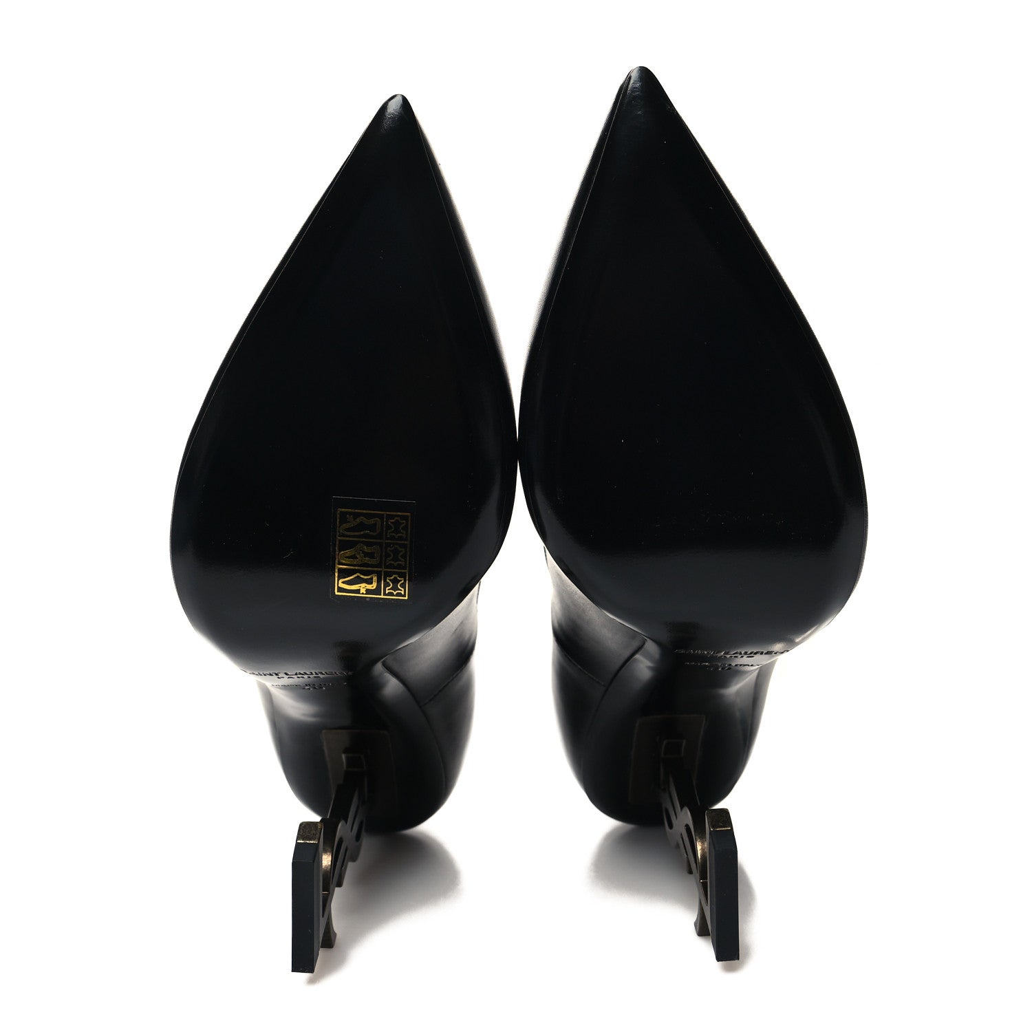 Saint Laurent Calfskin Opyum 110 Pumps 40 Black 5 of 8