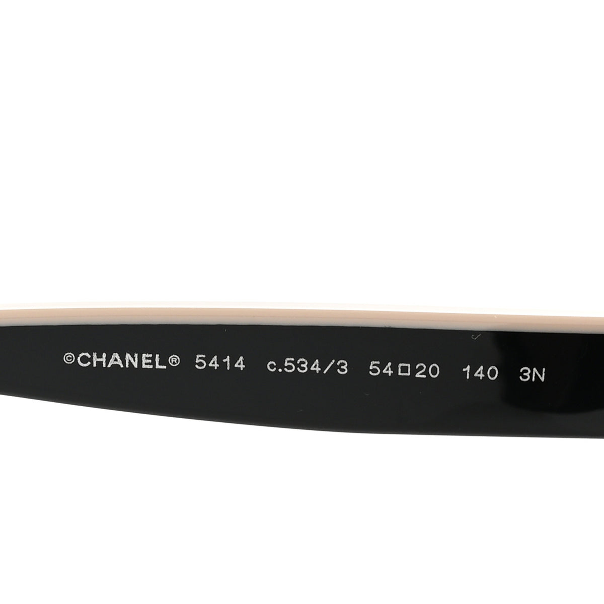 Chanel Acetate CC Butterfly Sunglasses 5414 Black Beige 5 of 9