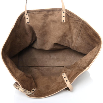 Bottega Veneta Nappa Ayers Intrecciato Tote Beige 4 of 5