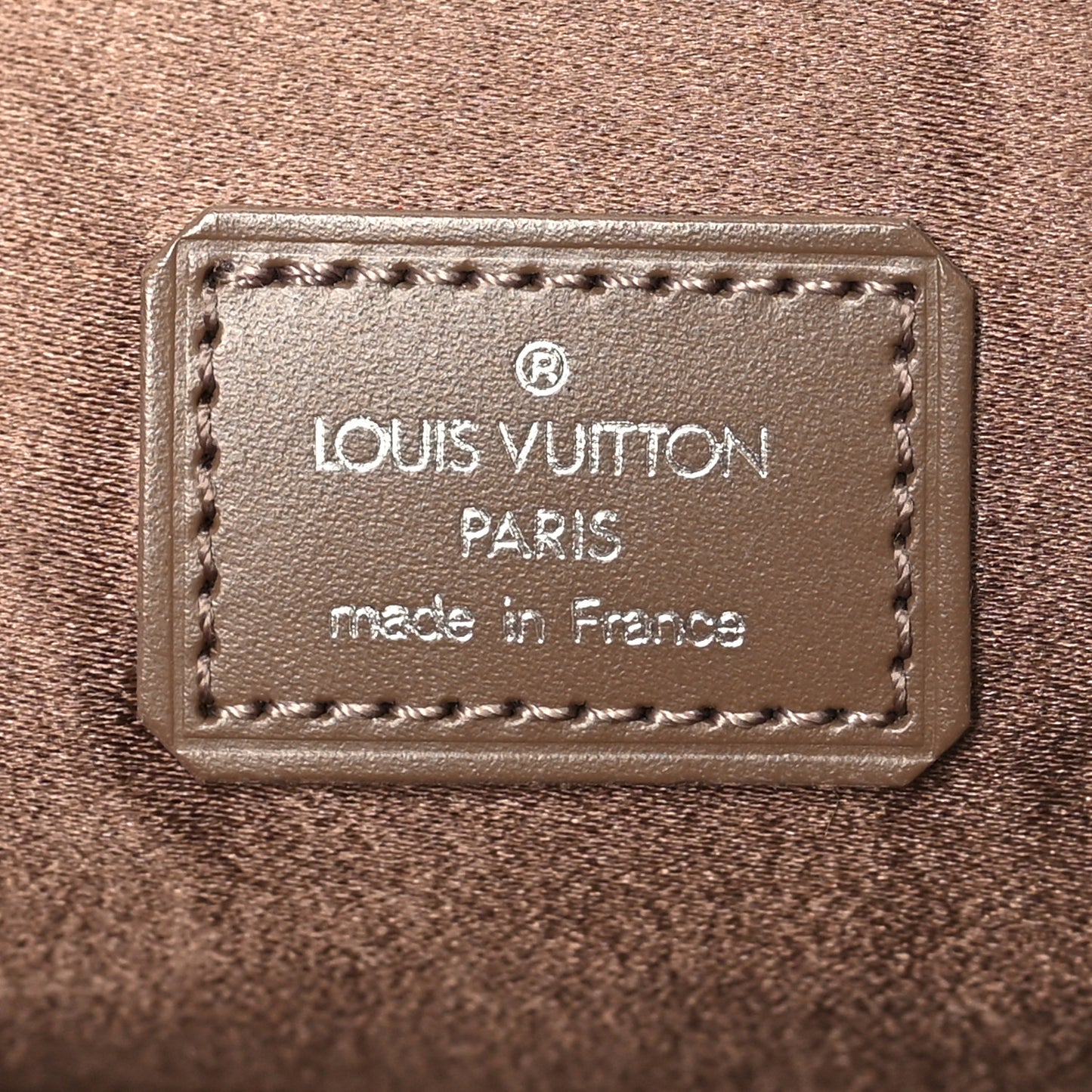 Satin Monogram Little Alma Taupe