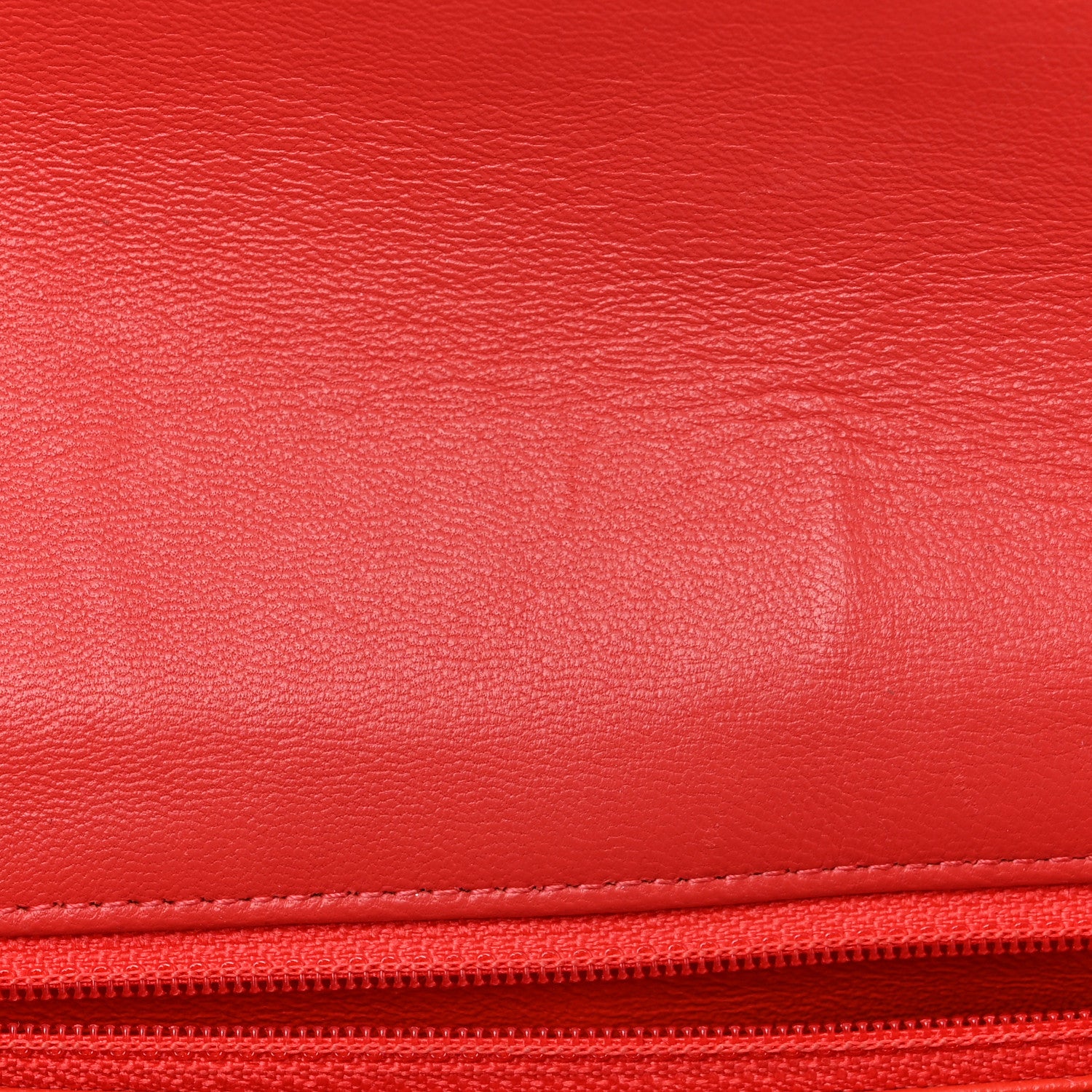 Chanel Lambskin Quilted Mini Rectangular Flap Red 11 of 12