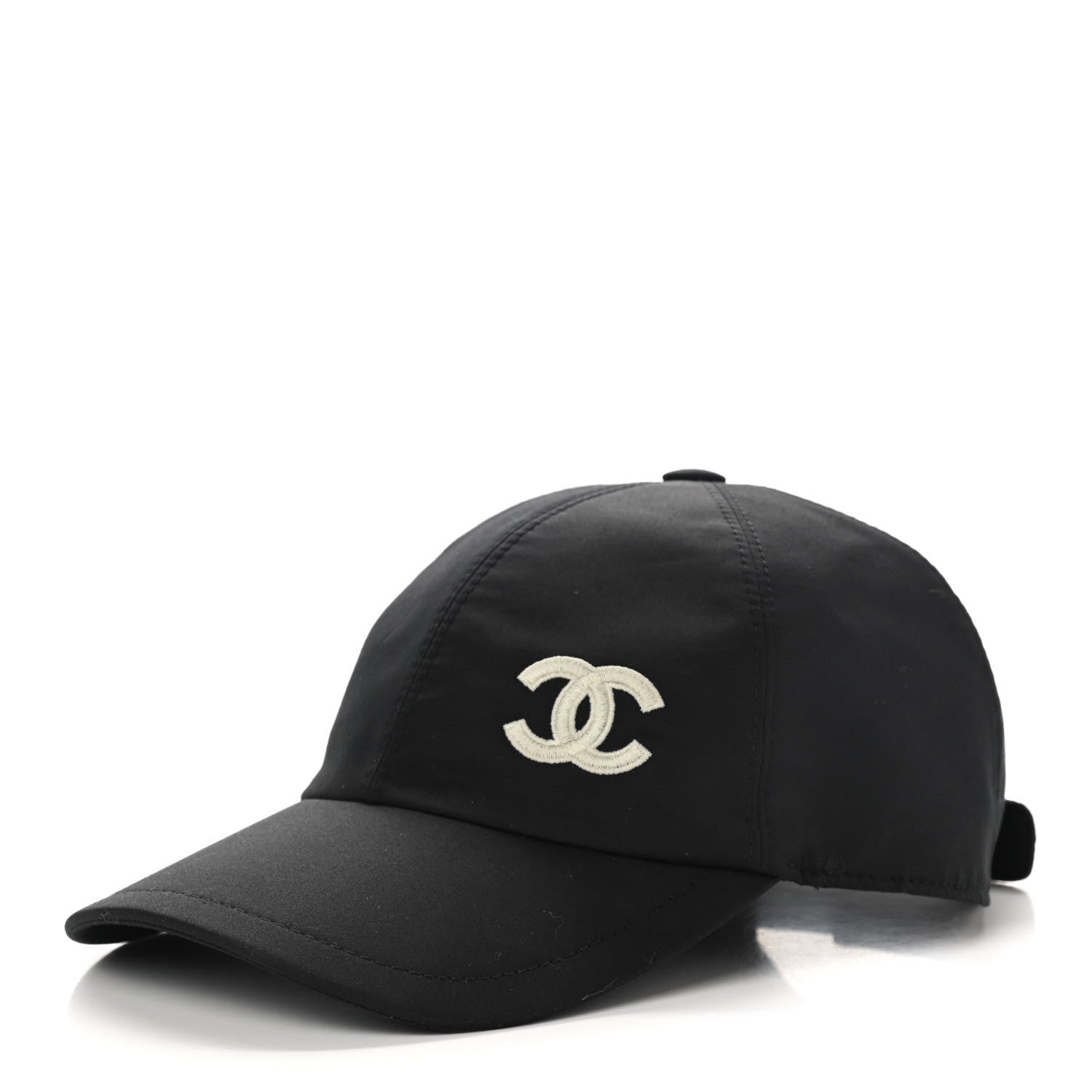 Chanel Cotton CC Cap Hat Black 1 of 9