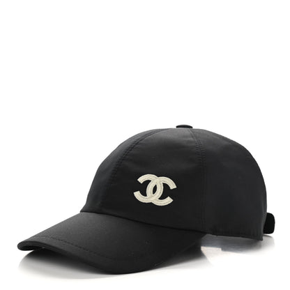 Chanel Cotton CC Cap Hat Black 1 of 9