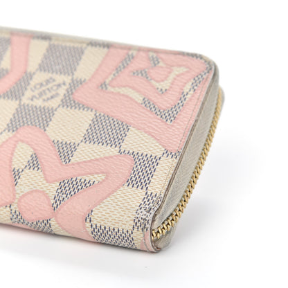 Louis Vuitton Damier Azur Tahitienne Clemence Wallet 9 of 11