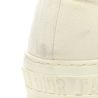 Christian Dior Canvas Walk 'N' Dior Low Top Sneakers 39.5 Milk 9 of 13