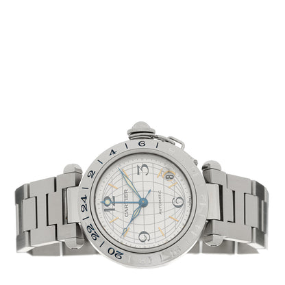 Cartier Stainless Steel 35mm Pasha GMT Automatic Watch 2 of 4