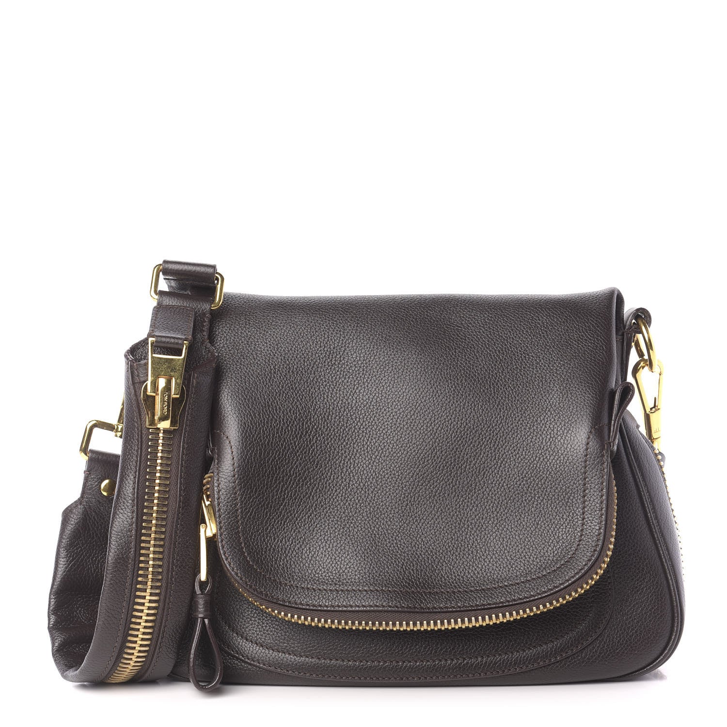 Tom Ford Pebbled Calfskin Medium Jennifer Brown 1 of 9