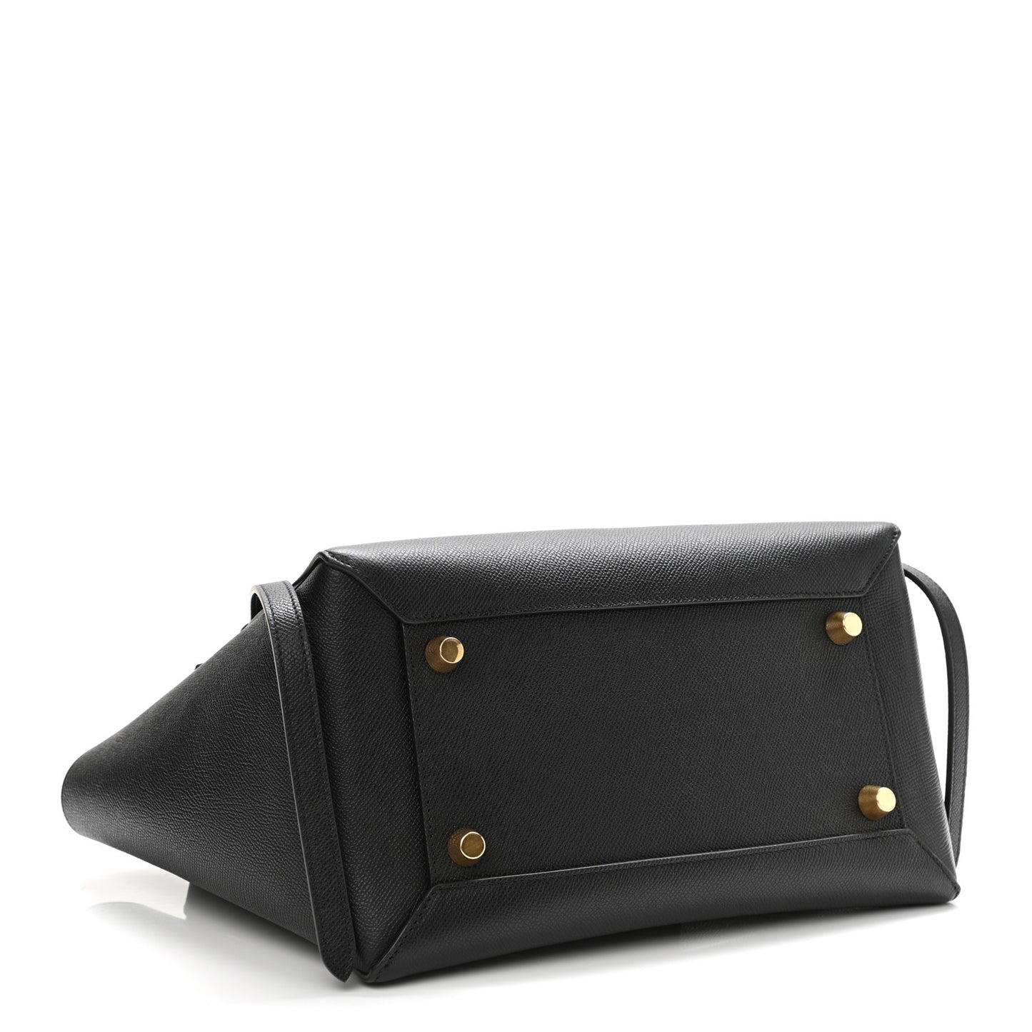Grained Calfskin Mini Belt Bag Black