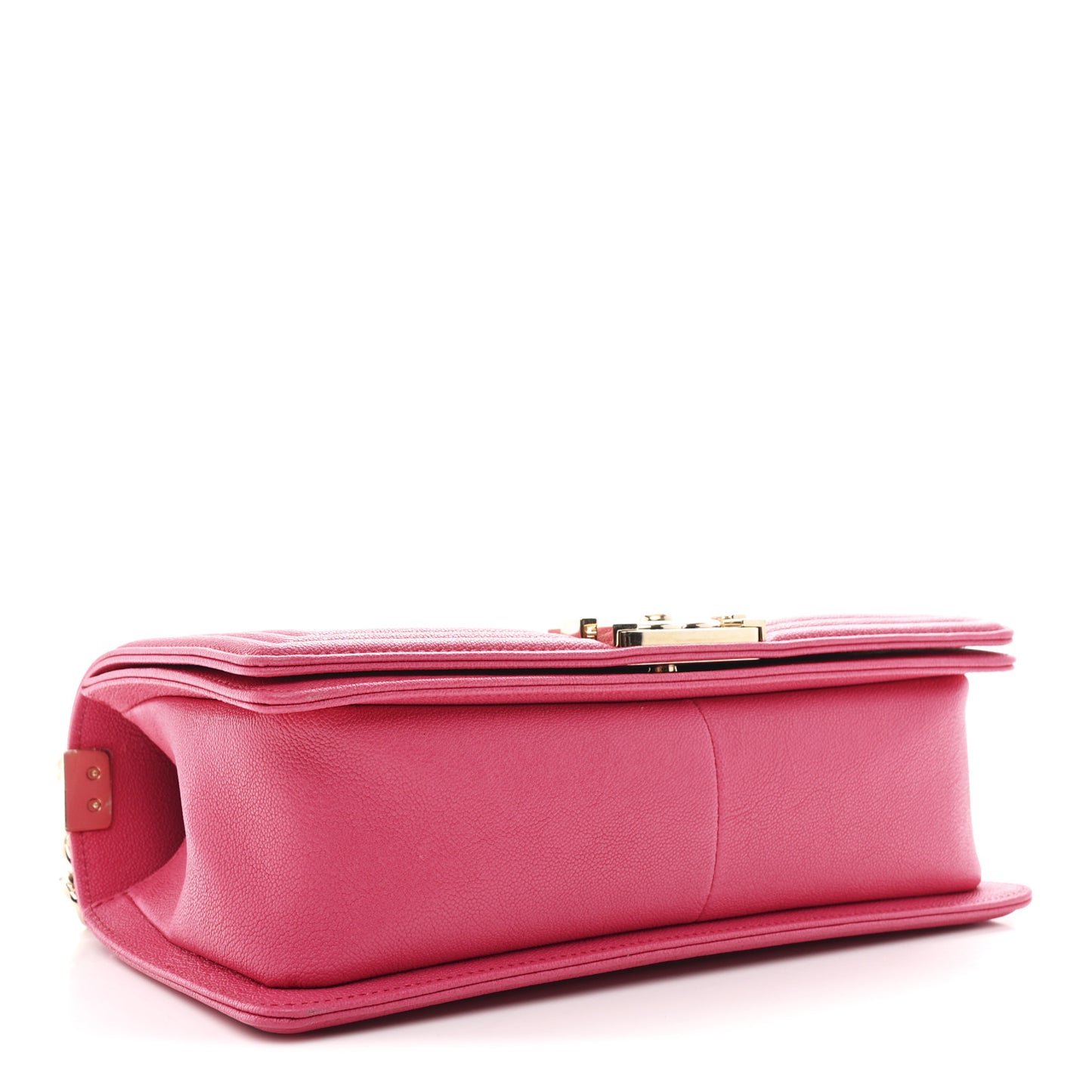Caviar Quilted Medium Boy Flap Pink