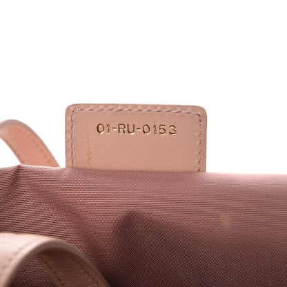 Christian Dior Coated Canvas Cannage Small Panarea Tote Light Pink 5 of 11