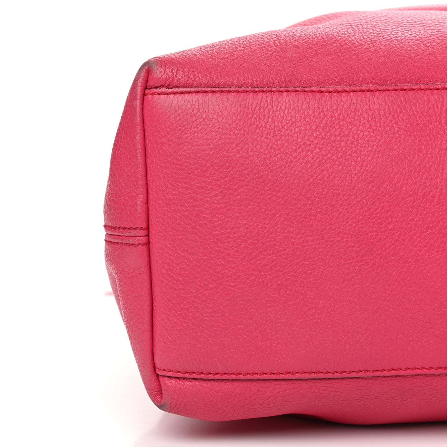 Pebbled Calfskin Medium Soho Chain Shoulder Bag Pink