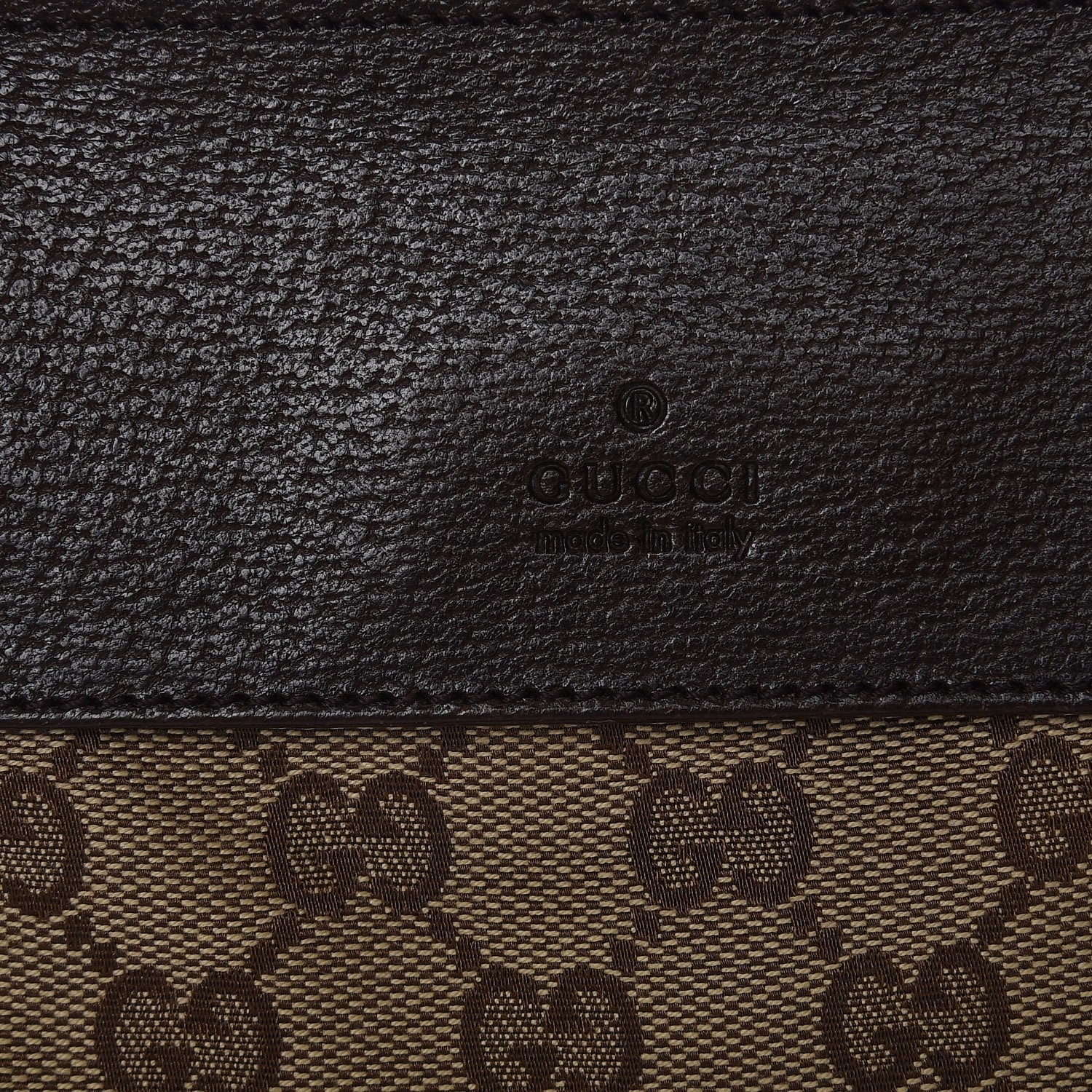 Gucci Monogram Web Belt Bag Dark Brown 8 of 8
