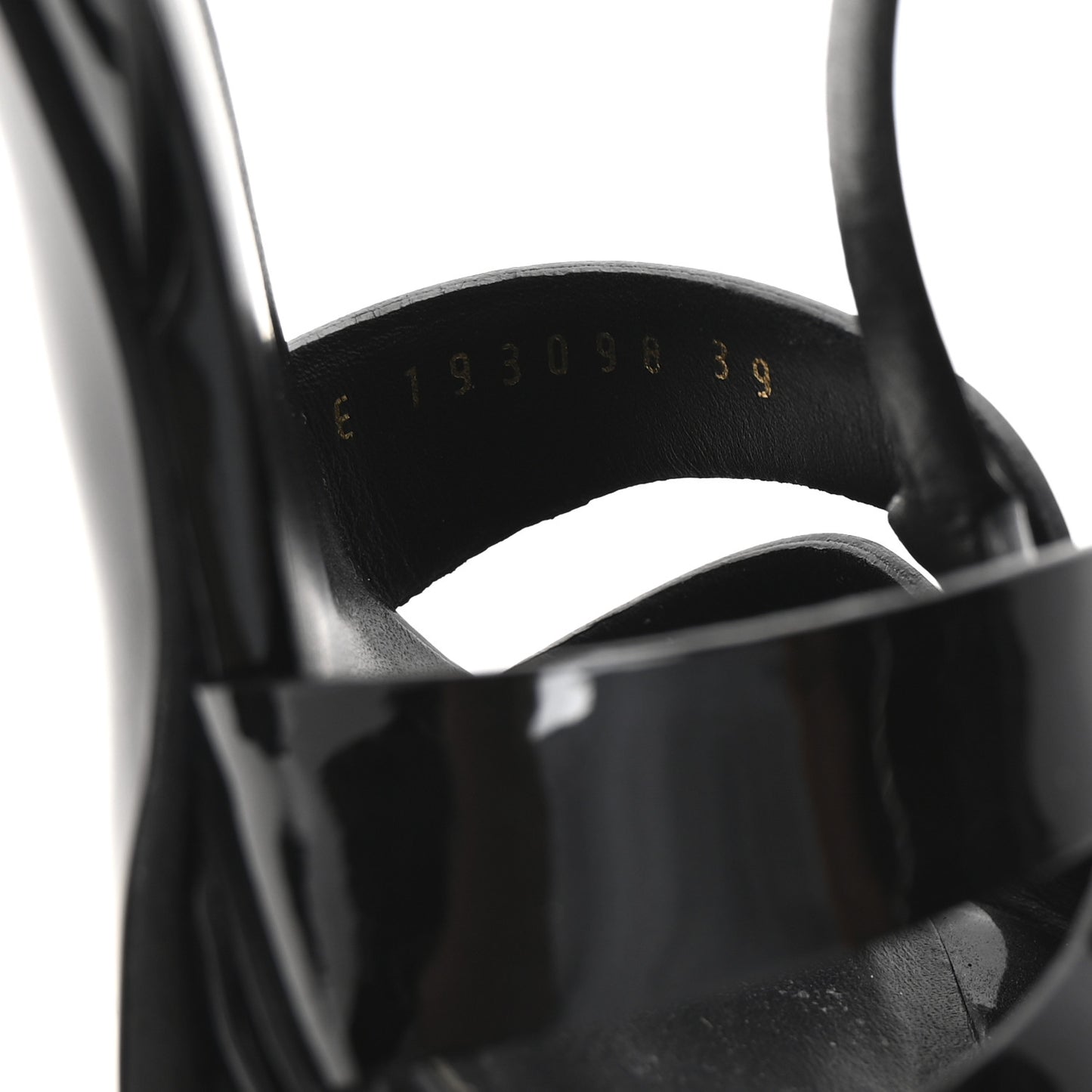 Patent Tribute 105 Platform Sandals 39 Black