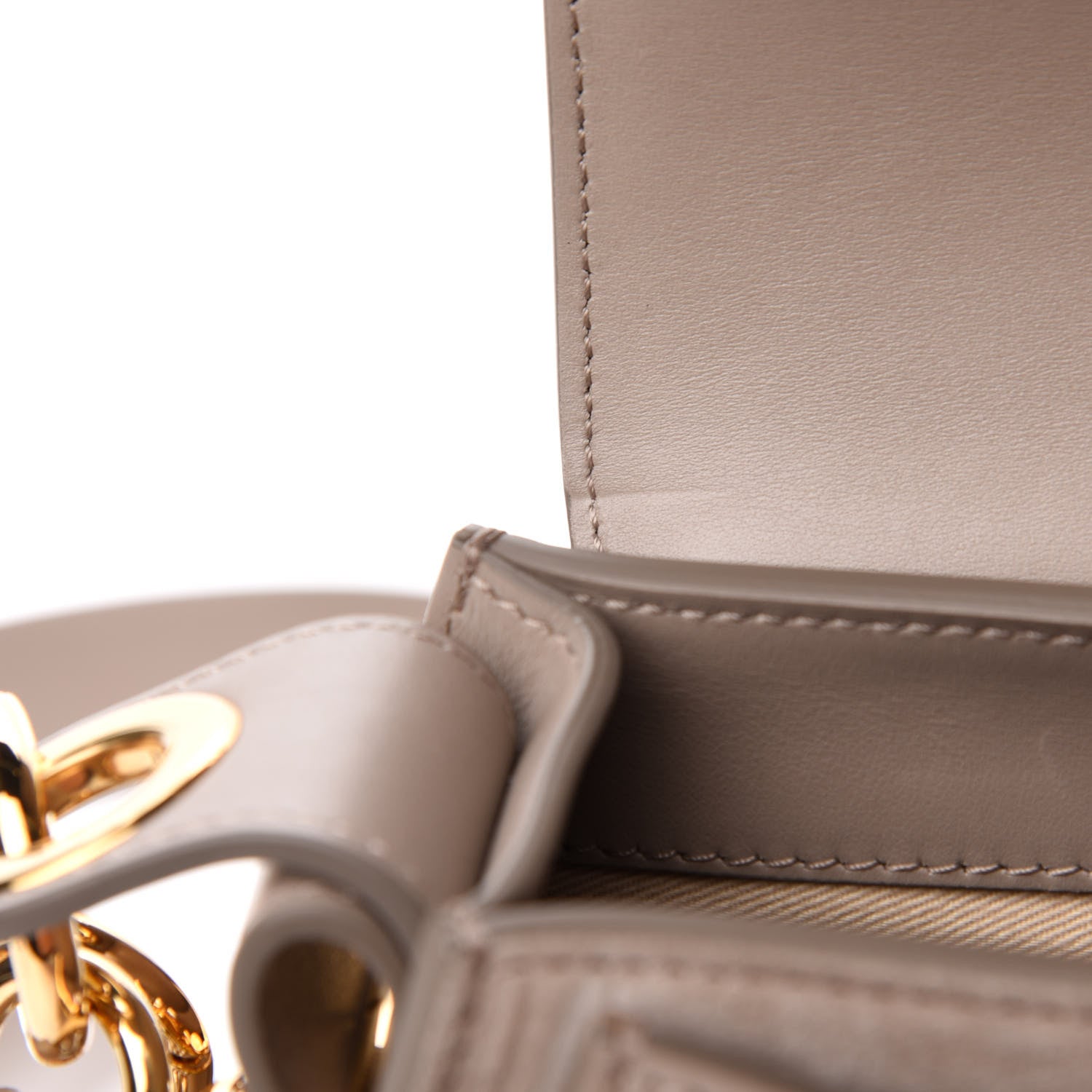 Chloe Calfskin Small Tess Bag Motty Grey 7 of 11