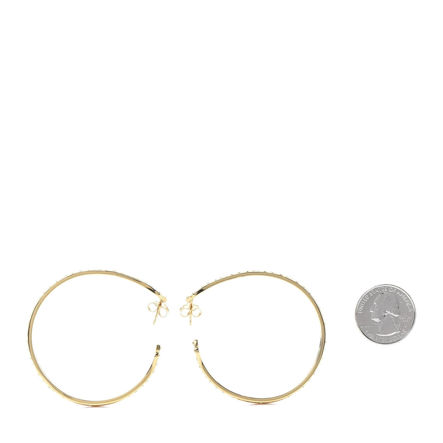 Nanogram Sweet Dreams Hoop Earrings GM Gold
