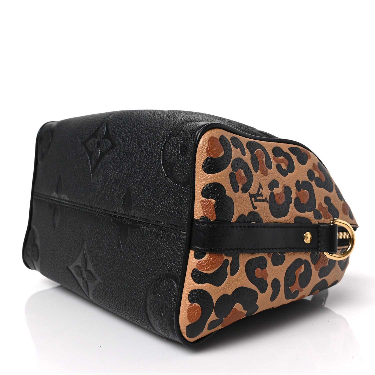 Louis Vuitton Empreinte Monogram Giant Wild At Heart Speedy Bandouliere 25 Black 8 of 8