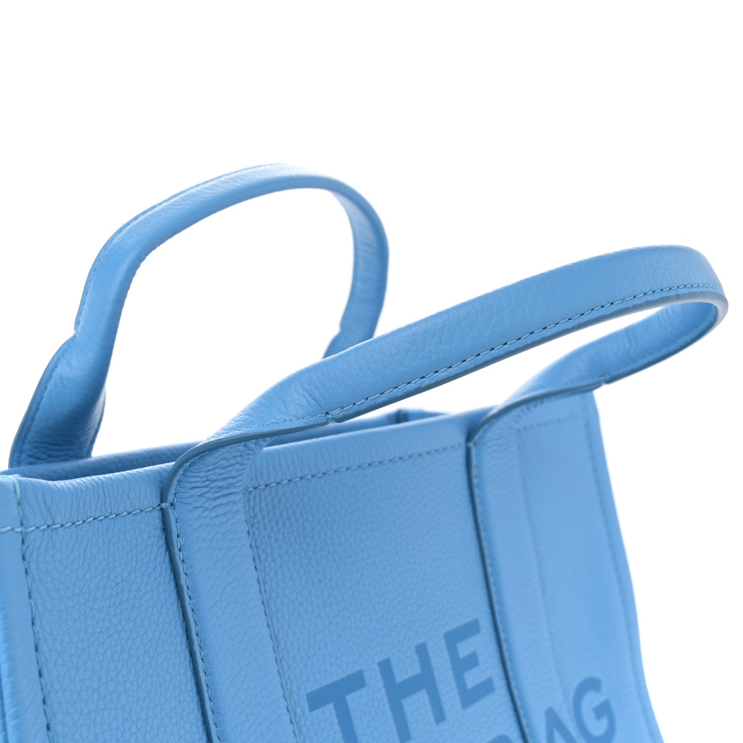 Marc Jacobs Grained Calfskin Medium The Tote Bag Spring Blue 11 of 11