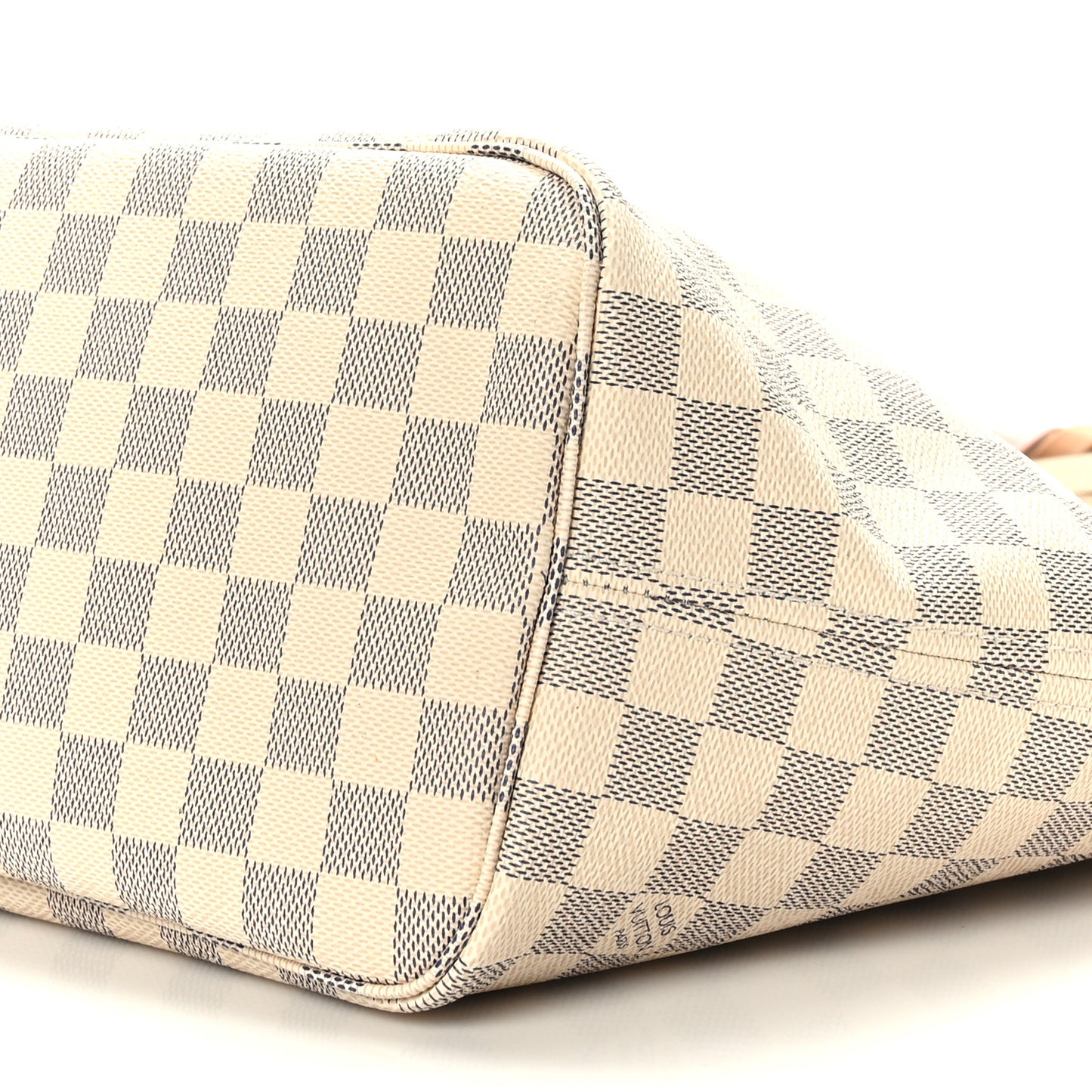 Damier Azur Braided Neverfull MM Pink