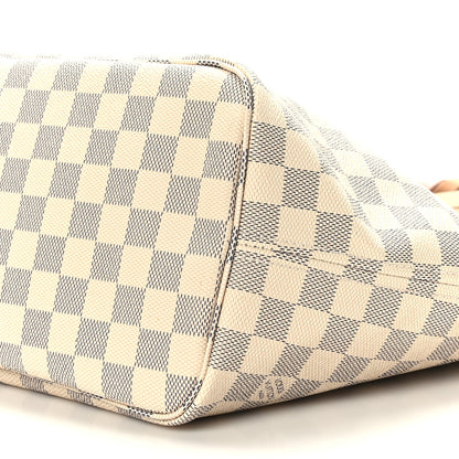 Louis Vuitton Damier Azur Braided Neverfull MM Pink 9 of 9