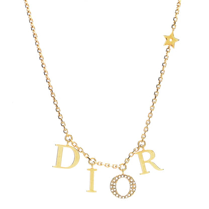 Christian Dior Crystal Dio(r)evolution Necklace Gold 1 of 4
