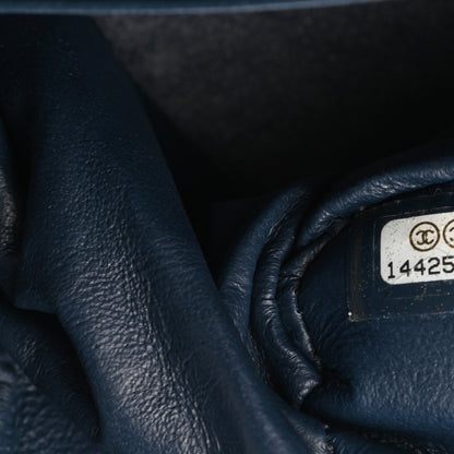 Chanel Patent Quilted Jumbo Double Flap Blue 8 of 10