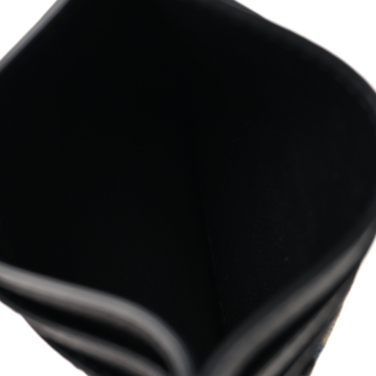 Christian Dior Grained Calfskin Oblique Card Holder Black 5 of 7