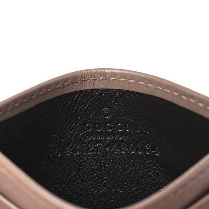 Gucci Calfskin Matelasse GG Marmont Card Holder Porcelain Rose 6 of 6