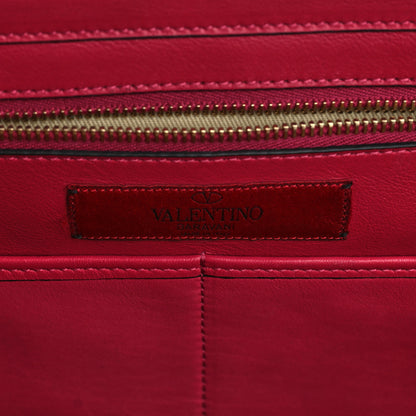 Valentino Garavani Vitello Medium Rockstud Tote Cyclamin 6 of 9