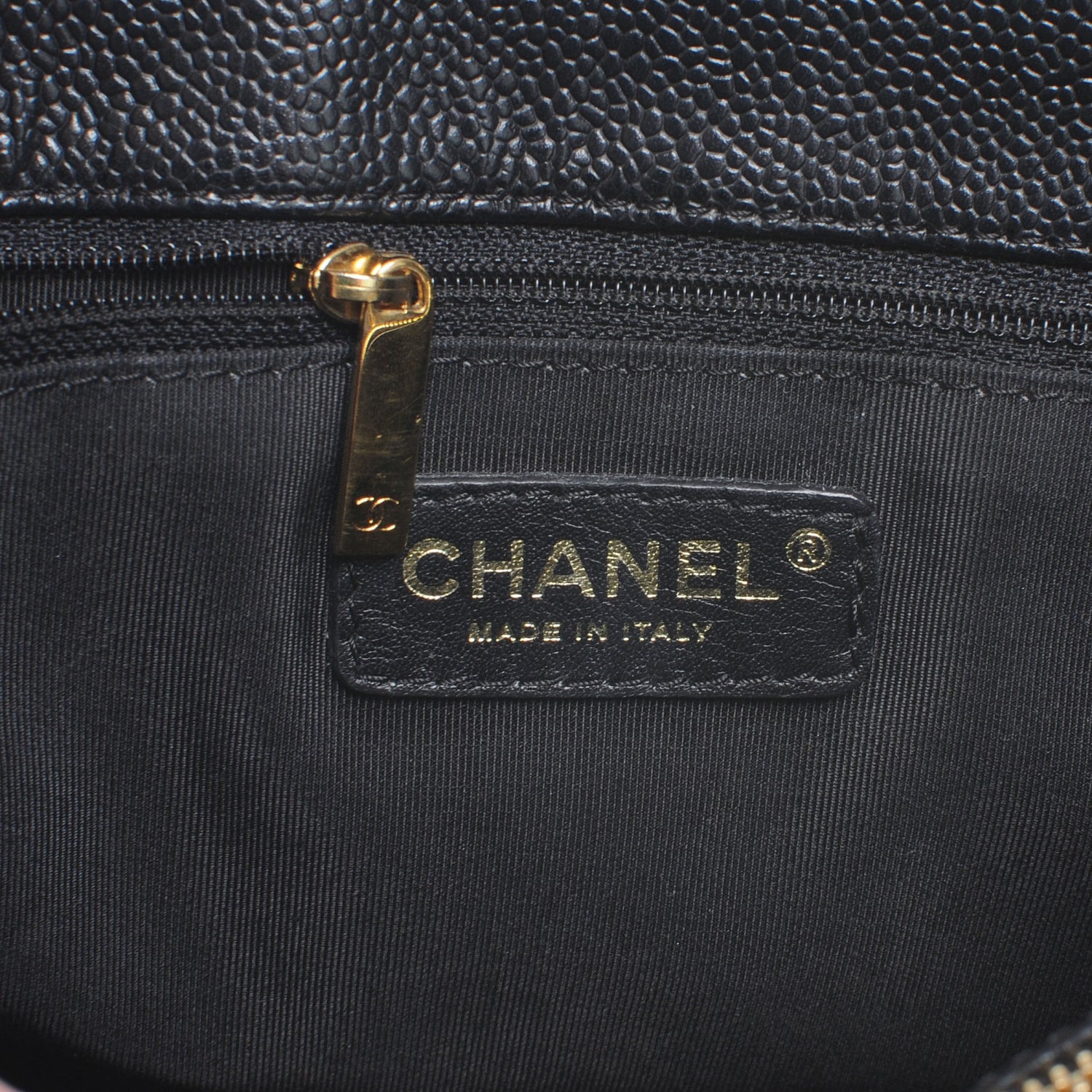 Chanel Caviar Quilted Grand Shopping Tote GST Black 7 of 9