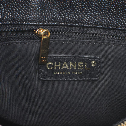 Chanel Caviar Quilted Grand Shopping Tote GST Black 7 of 9