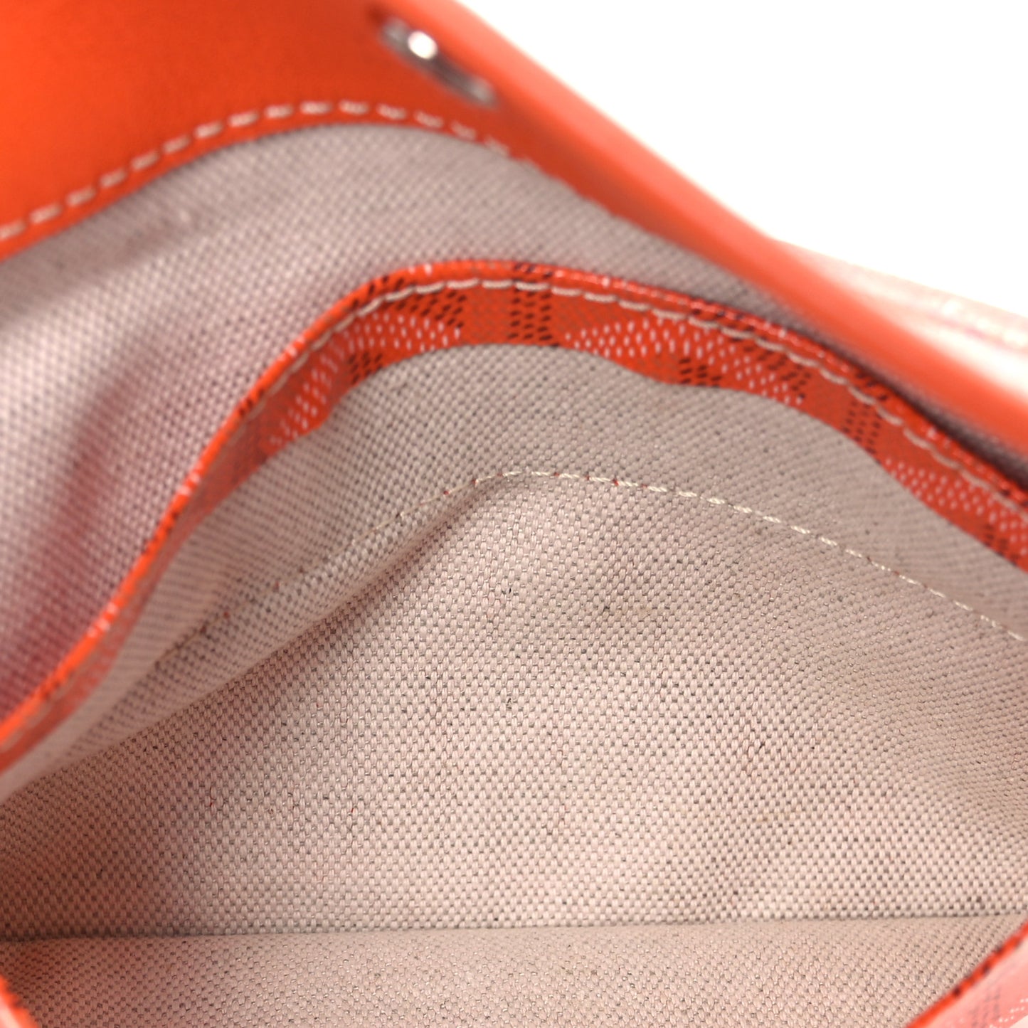 Goyardine Pouch Orange