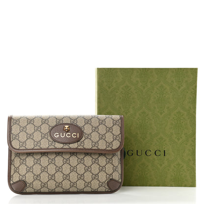 Gucci GG Supreme Monogram Neo Vintage Web Belt Bag Brown 11 of 11