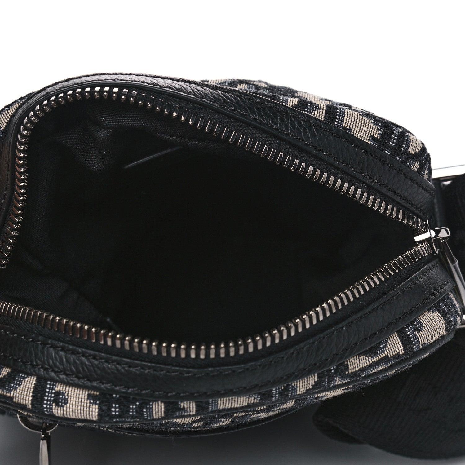 Christian Dior Oblique Messenger Pouch Beige Black 4 of 4