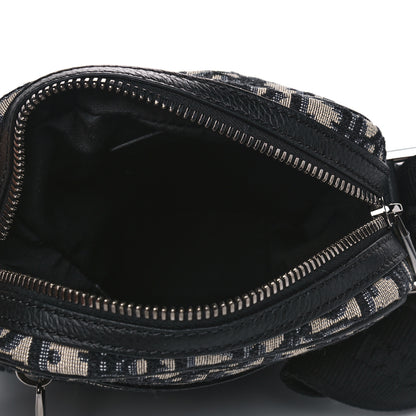Christian Dior Oblique Messenger Pouch Beige Black 4 of 4