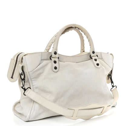 Balenciaga Agneau Classic Hardware City White Light 3 of 12