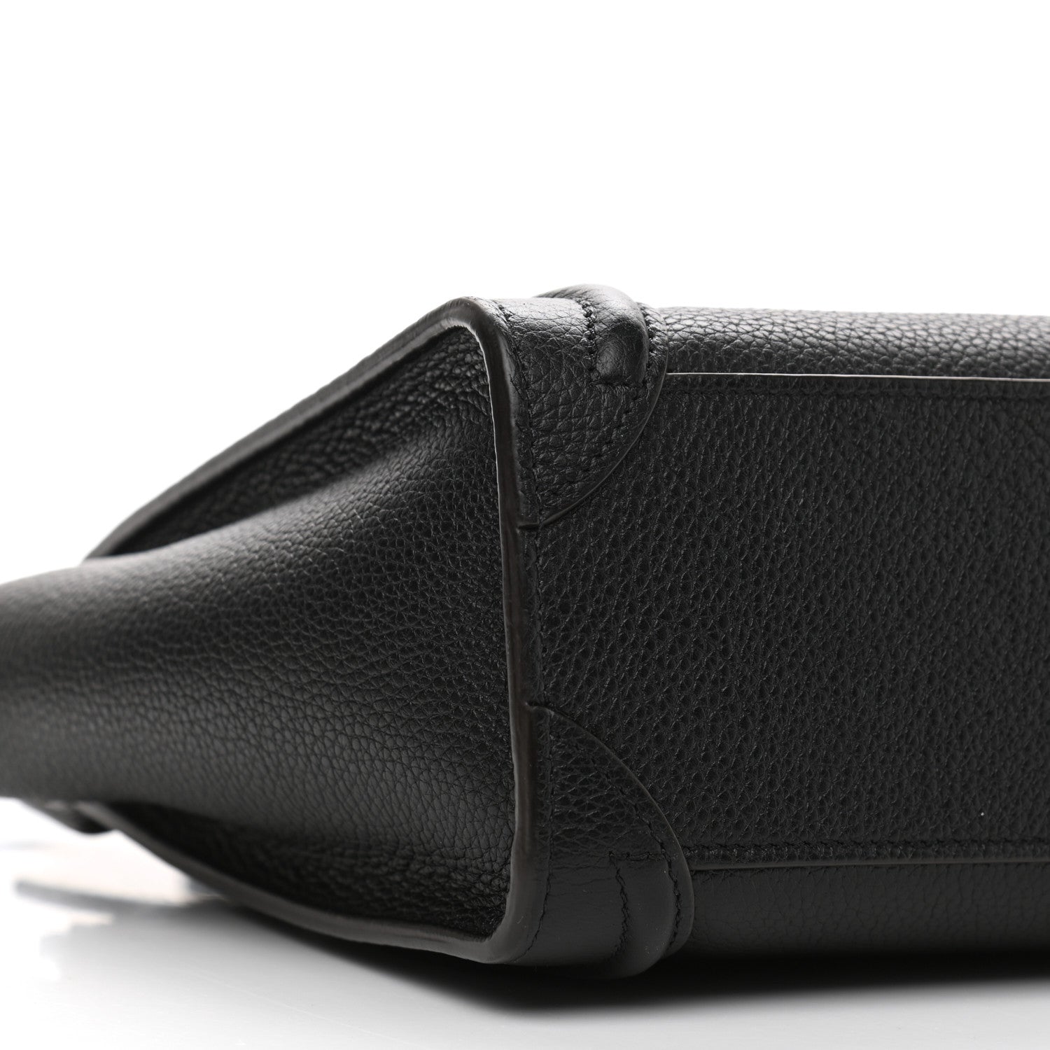 Celine Drummed Calfskin Nano Luggage Black 9 of 10
