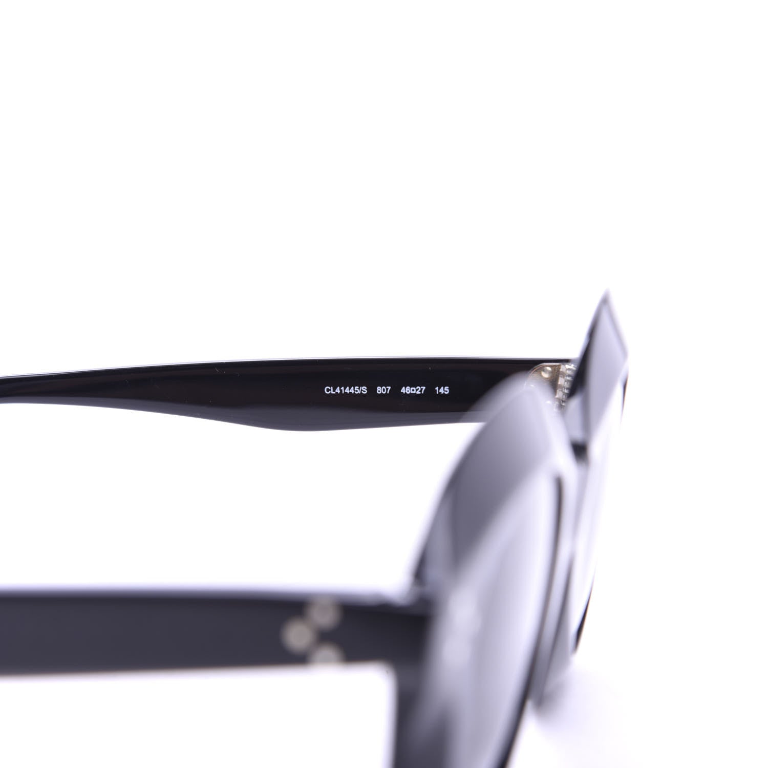 Celine Acetate Lola Sunglasses CL 41445/S Black 6 of 7
