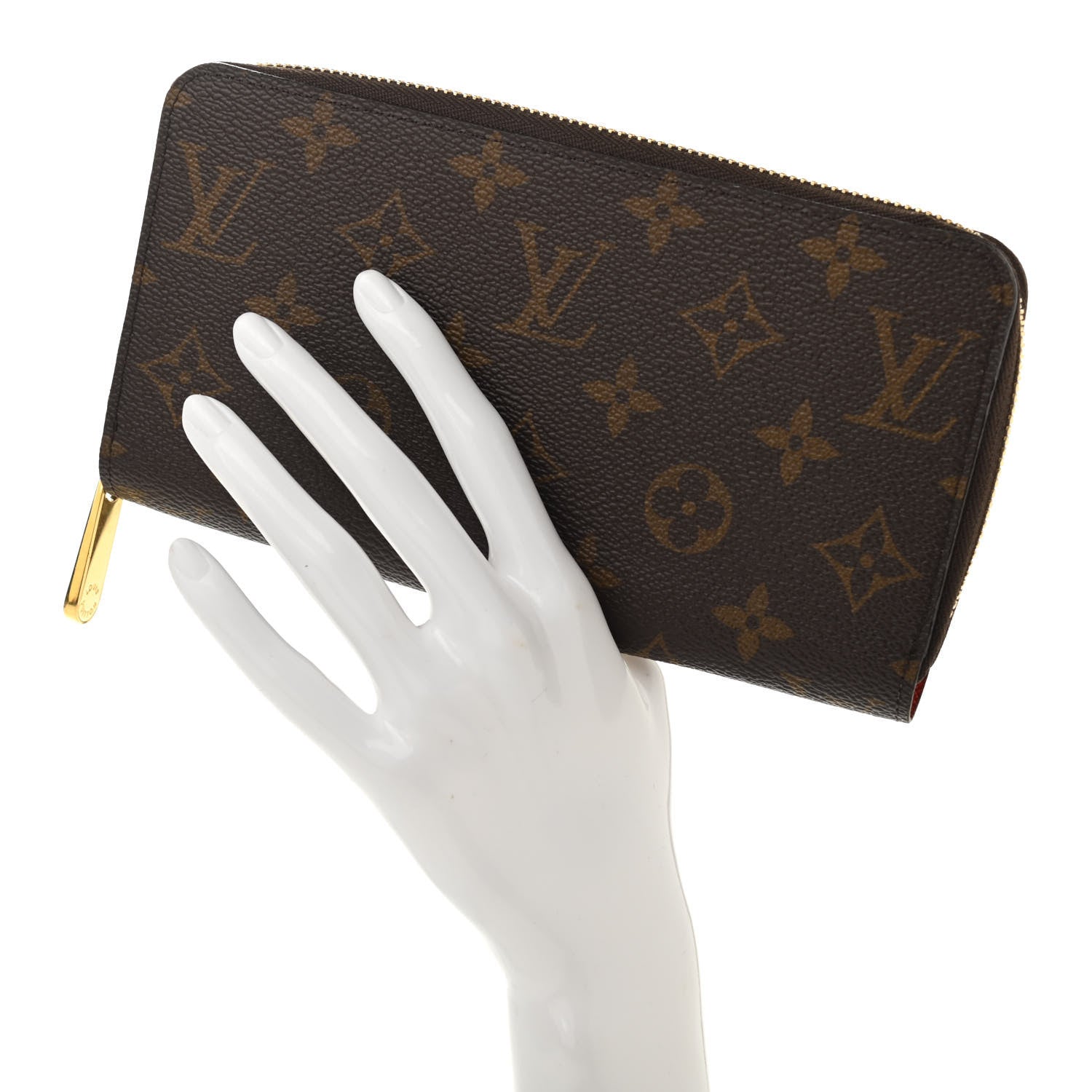Louis Vuitton Monogram Zippy Wallet Coquelicot 2 of 9