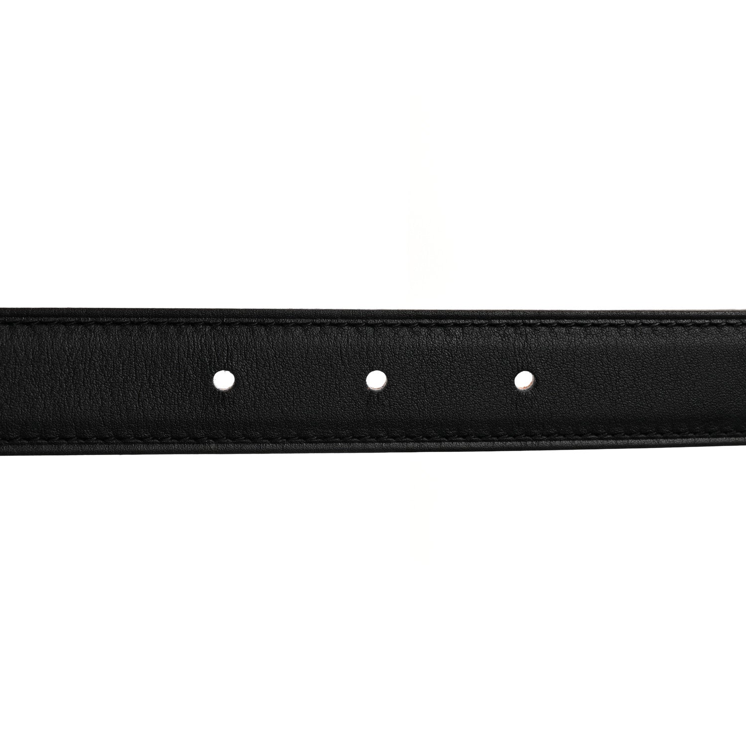 Hermes Epsom Swift 24mm Escale Belt 75 Black Orange 6 of 9