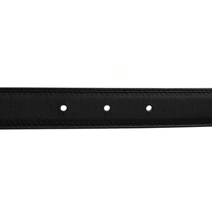 Hermes Epsom Swift 24mm Escale Belt 75 Black Orange 6 of 9