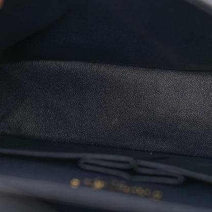 Chanel Caviar Quilted Medium Double Flap Navy 10 of 10